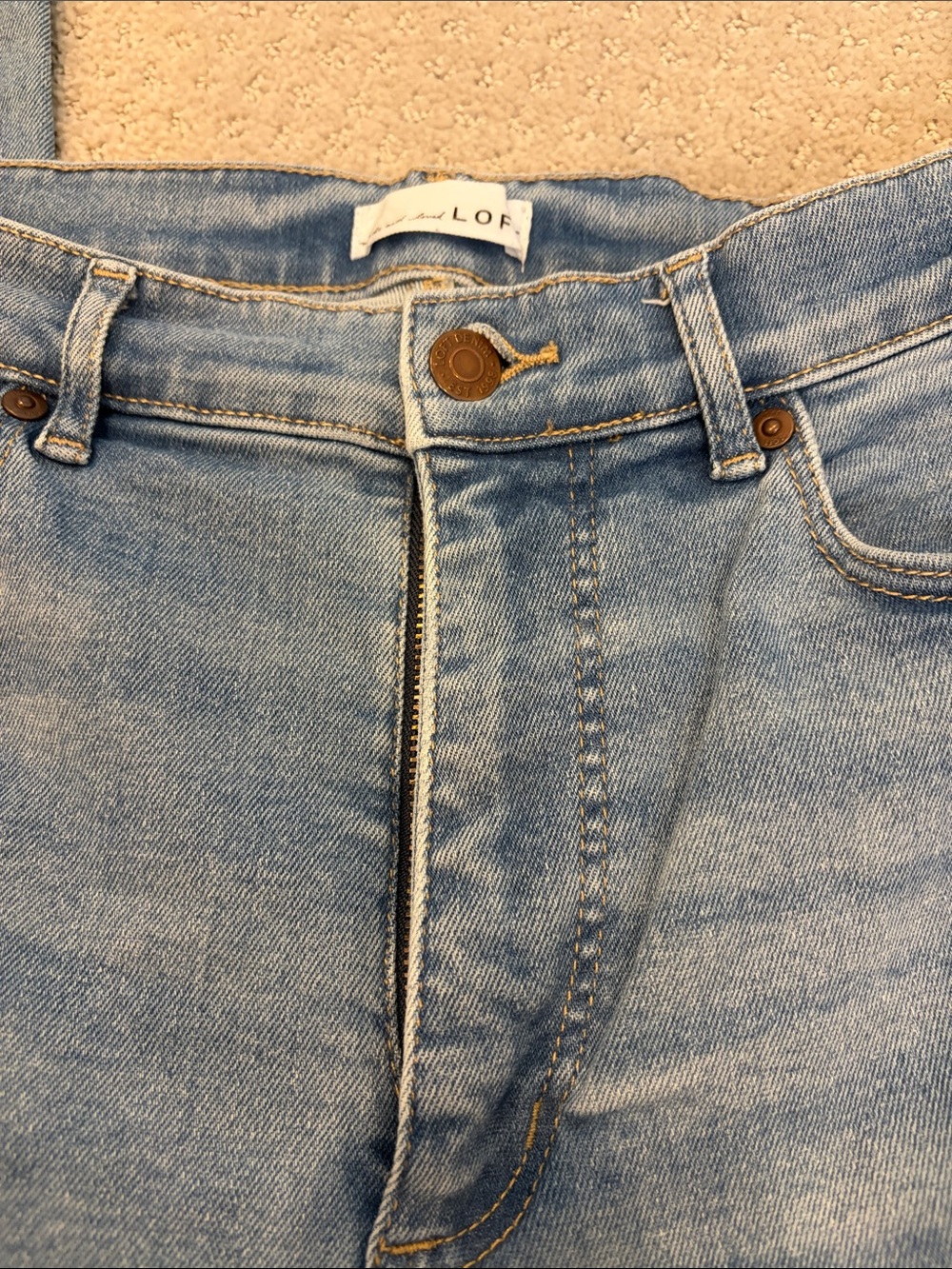 LOFT light Blue Women's The Jegging Slim Jeans - Picture 2 of 4
